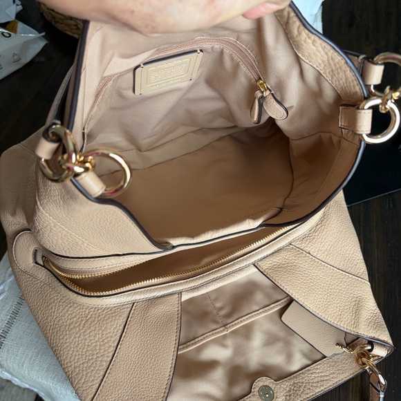 Coach Lexi Pebbled Leather Shoulder Bag - Picture 9 of 11